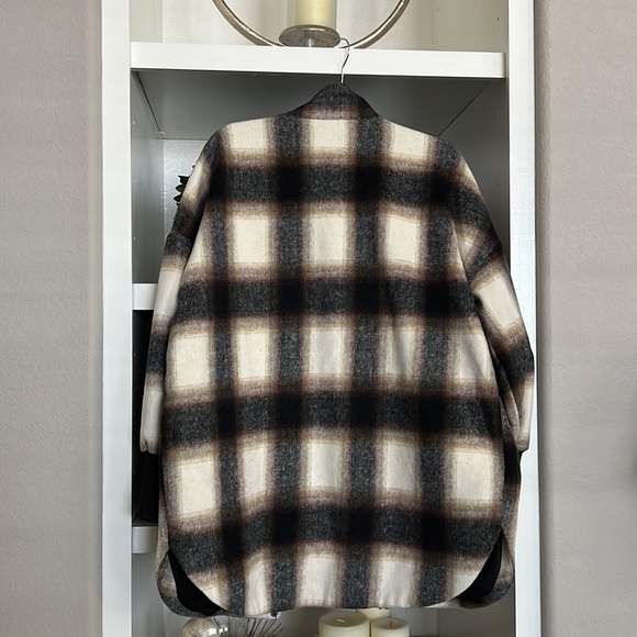 Steve Madden Harper Plaid Jacket - Picture 4 of 7